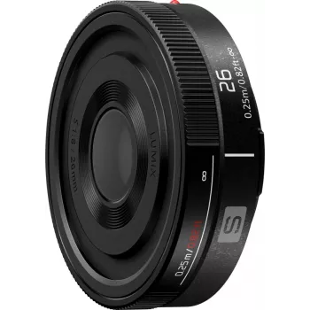 Panasonic Lumix S 26mm f/8 Pancake objektiv (MF) (S-R26E)