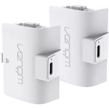 Venom dvojni paket baterij bel PS5 – baterija za DualSense kontroler (2x 800mAh Li-Ion, Play & Charge, zaščita pred prenapolnitvijo)