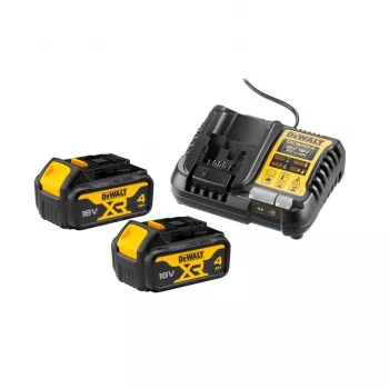 DEWALT DCB1104 18V XR 4A polnilnik z 2x 4.0Ah Li-Ion baterijama, set