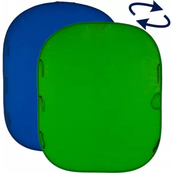 Manfrotto Chromakey ozadje 1,8 x 2,1 m, modro/zeleno (LL LC5987)
