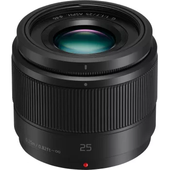 Panasonic H-H025ME-K Lumix G 25mm f/1.7 ASPH objektiv - črn