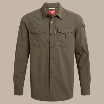 Craghoppers NosiLife Adventure LS srajca III – Woodland Green (M)