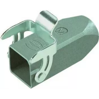 HARTING Han M20 ohišje spojke, navoj M20, aluminij lito, IP65/IP67, prašno siva