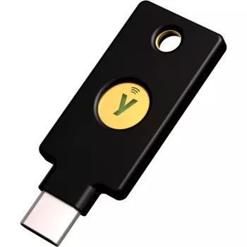 YubiKey 5C NFC varnostni ključ – črno-zlat
