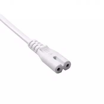 Akyga AK-RD-06A napajalni kabel CEE 7/16 (euro vtikač) na IEC C7, 2,5 A, 1,5 m, bel