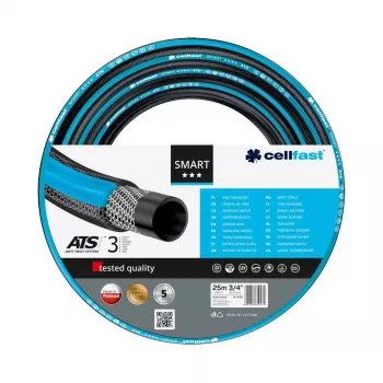 CELLFAST SMART ATS vrtna cev 3/4 inch 25m – 6-slojna, odporna proti zvijanju, UV in algam, primerna za stik z živili