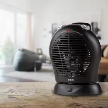 DOMO DO7324F prenosni grelnik z ventilatorjem 2000 W belo-siv