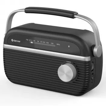 DENVER TRB-67B DAB+ & FM radijska budilka – črna