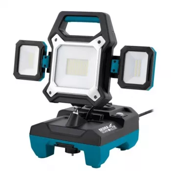 Dedra DED6907H hibridna LED delavniška svetilka 25W/45W 2500lm/4000lm 18V/230V IP54
