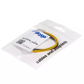 AKYGA AK-CA-12 adapter kabel Molex na P4 15 cm