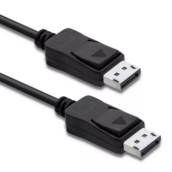 Qoltec kabel DisplayPort 1.1, vtič na vtič, 4K, 2m, črn