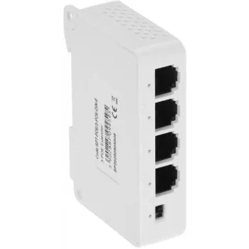 DELTA SPT-POE/3-POE-DIN-E 4-portno DIN stikalo PoE/podaljšek, 3x PoE izhod 30W, 10/100 Mbps, neupravljano, -40 do 75°C