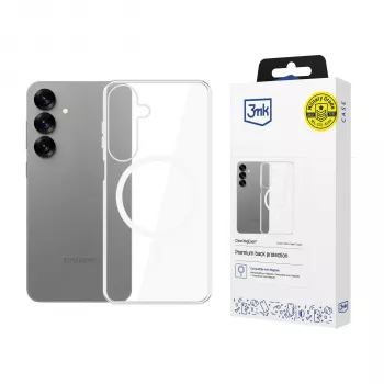 3mk Clear MagCase Samsung Galaxy S25 prosojen MagSafe ovitek za telefon
