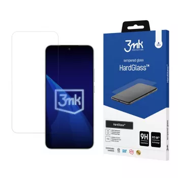 3mk HardGlass kaljeno steklo zaščita zaslona za Honor Magic 8 Lite - 9H, 0,3mm, 2,5D, oleofobno, brez mehurčkov, prozorno