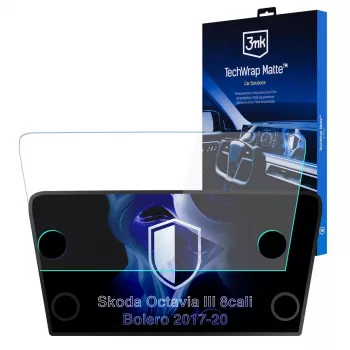 3MK PROTECTION zaščitna folija za zaslon sredinske konzole TechWrap Matte za Skoda Octavia III Bolero (2017-2020)