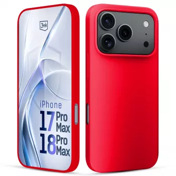 3mk Hardy Mellow ovitek za Apple iPhone 17 Pro Max / 18 Pro Max rdeč