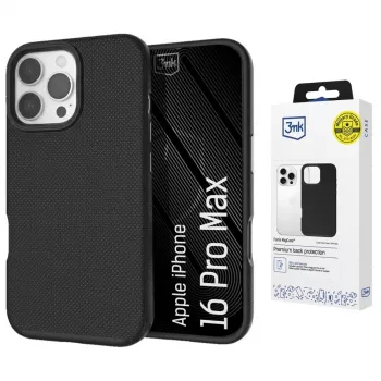 3MK Fortis MagCase za Apple iPhone 16 Pro Max - črn