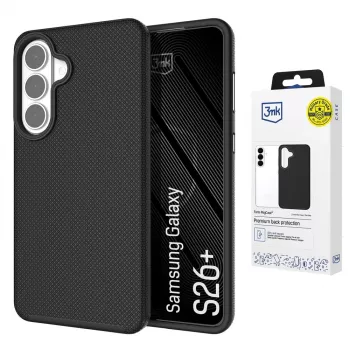 3MK Fortis MagCase za Samsung Galaxy S26+ - prozoren zaščitni ovitek z MagSafe