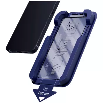 3MK Hardglass Max Privacy kaljeno steklo zaščita zaslona z okvirjem EasyApp za Samsung Galaxy S24/S25