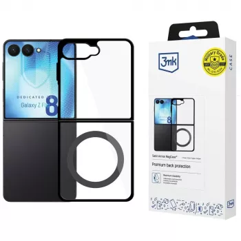 3MK Satin Armor MagCase za Samsung Galaxy Z Flip5 - črn