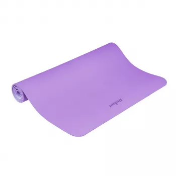 REBEL ACTIVE TPE vadbena blazina 200x115x1 cm, vijolična – nedrseča blazina za jogo, pilates in fitnes s trakom za prenašanje