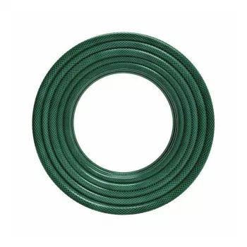AWTOOLS AW70424 vrtna cev 25m, 1/2 inch, 3-slojni ojačani PVC, 8 bar, odporna na UV in alge, zelena