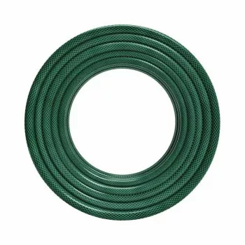 AWTOOLS AW70424 vrtna cev 25m, 1/2 inch, 3-slojni ojačani PVC, 8 bar, odporna na UV in alge, zelena
