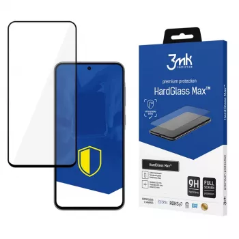 3mk HardGlass Max Black kaljeno steklo za zaščito zaslona za Samsung Galaxy A36/A56