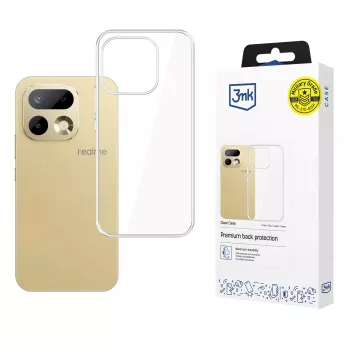 3mk Clear Case za Realme 16 Pro 5G - prozoren TPU ovitek za hrbtno stran s tehnologijo Absorber™