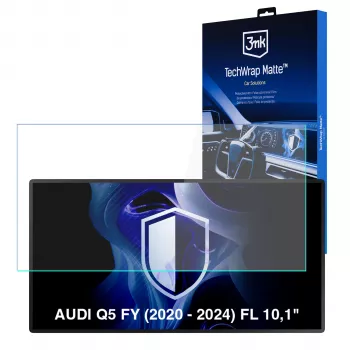 3MK PROTECTION TechWrap mat zaščitna folija za osrednji zaslon Audi Q5 FY (2020-2024) 10,1 inch