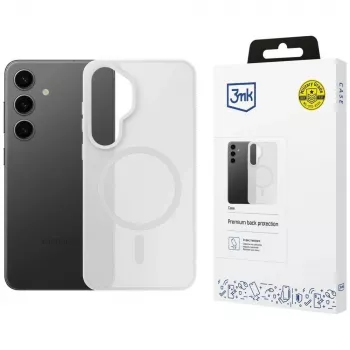3MK Smoke MagCase za Samsung Galaxy S25 - bel ovitek