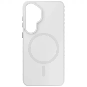 3MK Smoke MagCase za Samsung Galaxy S25 - bel ovitek