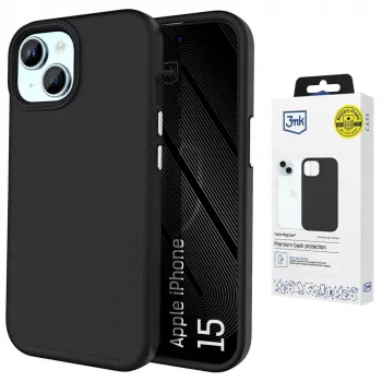 3MK Fortis MagCase za Apple iPhone 15 - prosojni MagSafe ovitek za hrbtno stran