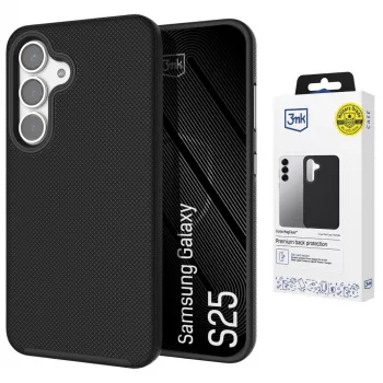 3MK Fortis MagCase za Samsung Galaxy S25 - prosojni hibridni ovitek za hrbtno stran z MagSafe