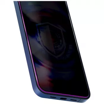 3MK HardGlass MaxPrivacy zaščitna folija za zaslon z aplikatorjem za Apple iPhone 15 Pro Max, črna