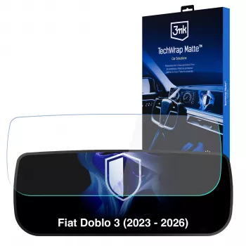 3MK PROTECTION Fiat Doblo 3 (2023 - 2026) - 3mk TechWrap mat zaslon instrumentne plošče