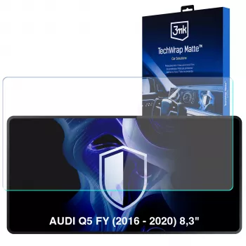 3MK PROTECTION Audi Q5 FY (2016-2020) 8,3 inch TechWrap mat zaščitna folija za osrednji zaslon