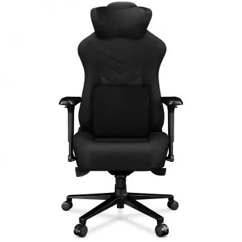 YUMISU 2053 igralni stol, tekstilna prevleka, črn (Y-2053-BB-M)