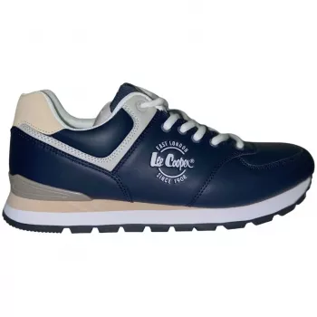 Lee Cooper moški mornarsko modri prostočasni čevlji z vezalkami LCJ-23-31-3075M