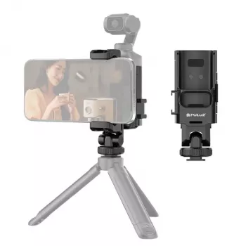 PULUZ razširitveni okvir z nosilcem za DJI Osmo Pocket 3 z navojem 1/4 inch in držalom za telefon (PU726B)