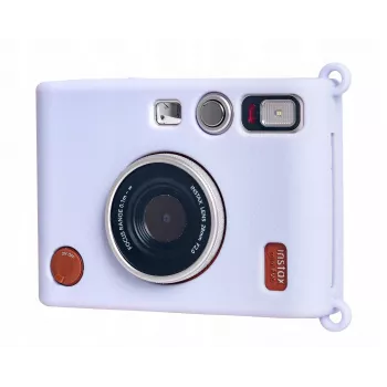 LOVEINSTANT silikonski zaščitni ovitek za Fujifilm Instax Mini Evo – vijoličen