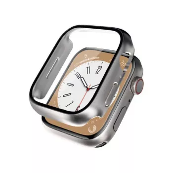 Crong Hybrid ohišje za uro s kaljenim steklom za Apple Watch 40mm – Starlight