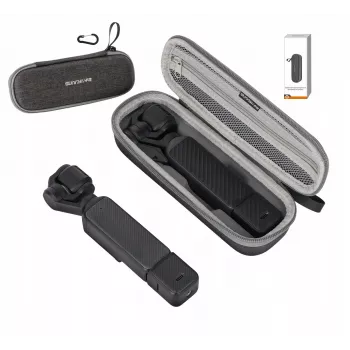 SUNNYLIFE trda torbica s karabinom za DJI Osmo Pocket 4 / 3 - siva