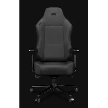 Yumisu 2054 igralni stol iz blaga, sivo-črn, 150 kg, 2D nasloni za roke, nagib 90-150°