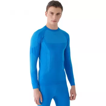 Moška termoaktivna majica 4F M165 modra 4FWAW24USEAM165 33S S/M
