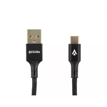 Accura kabel USB 2.0 na USB-C 1,0 m črn