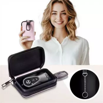 Tech-Protect KLR300 Faraday torba z blokiranjem RFID-signala za brezključni dostop ovitek roza