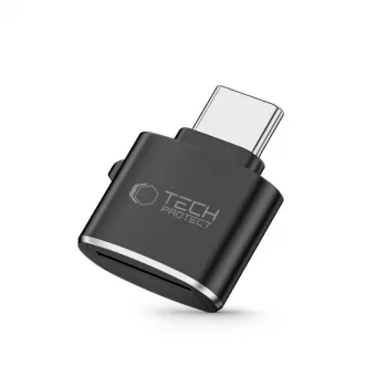 Spigen Tech-Protect Ultraboost čitalnik kartic USB-C MicroSD/TF – Space Gray