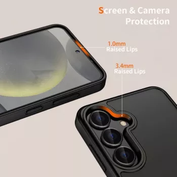 Tech-Protect Magmat ovitek za Samsung Galaxy S25 Edge mat črn