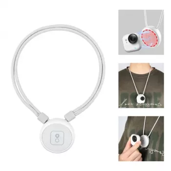 PULUZ PU1205W magnetni ovratni trak za Insta360 GO Ultra, bel